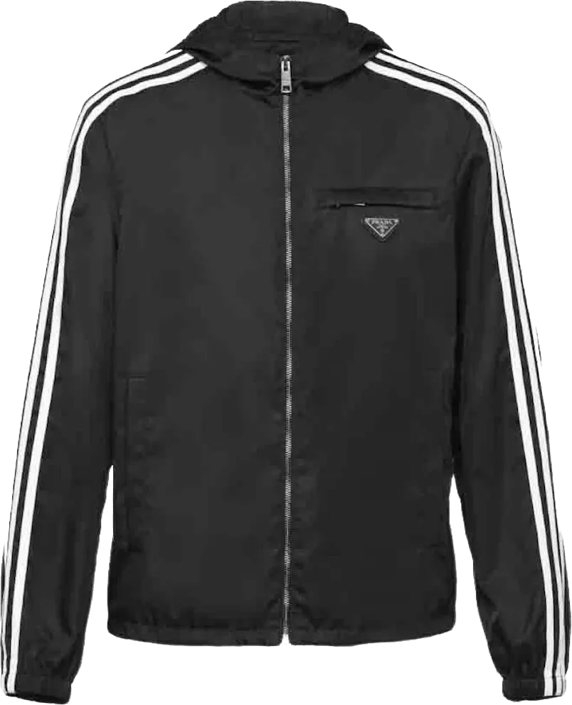 adidas for Prada Re-Nylon Hooded Track Jacket Black (EU 44)